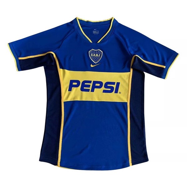 Thailande Maillot Football Boca Juniors Domicile Retro 2002 Bleu